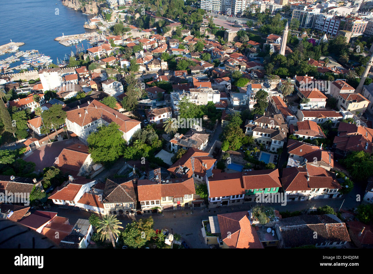 Le Kaleici, le quartier historique d'Antalya, Turquie Banque D'Images