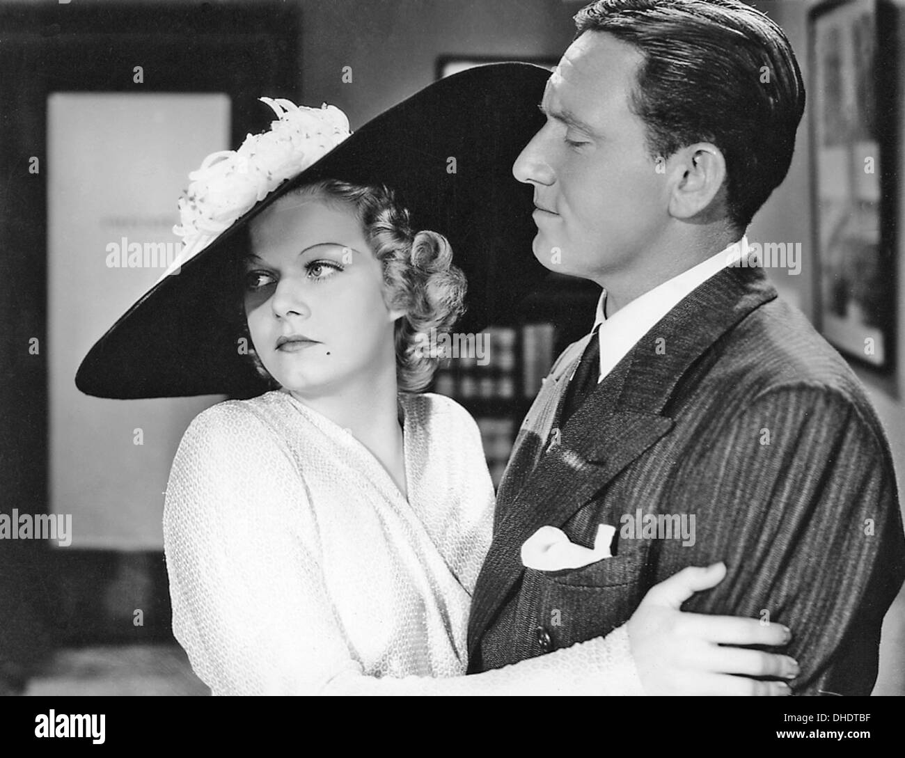 Dame diffamée 1936 MGM film avec Jean Harlow et Spencer Tracy Banque D'Images