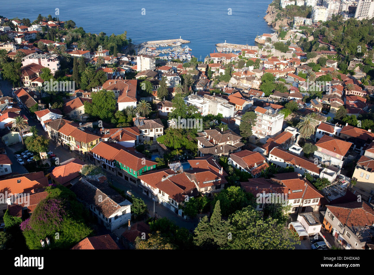 Le Kaleici, le quartier historique d'Antalya, Turquie Banque D'Images