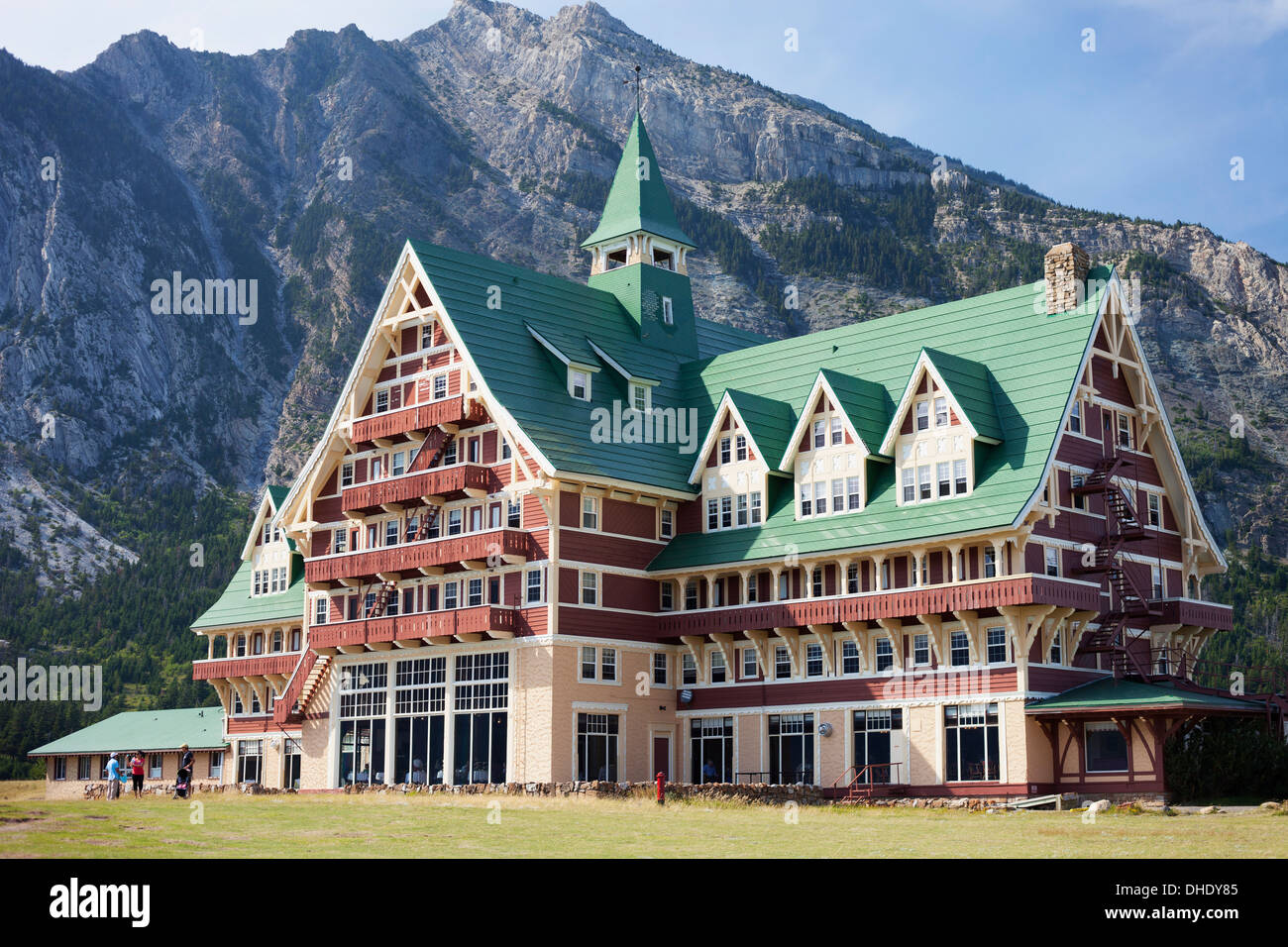 Hôtel Prince De Galles à Waterton Lakes National Park ; Alberta, Canada Banque D'Images