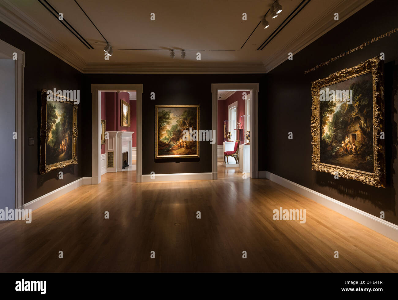 La porte du chalet, de Thomas Gainsborough est parmi ses toiles les plus célèbres. Banque D'Images