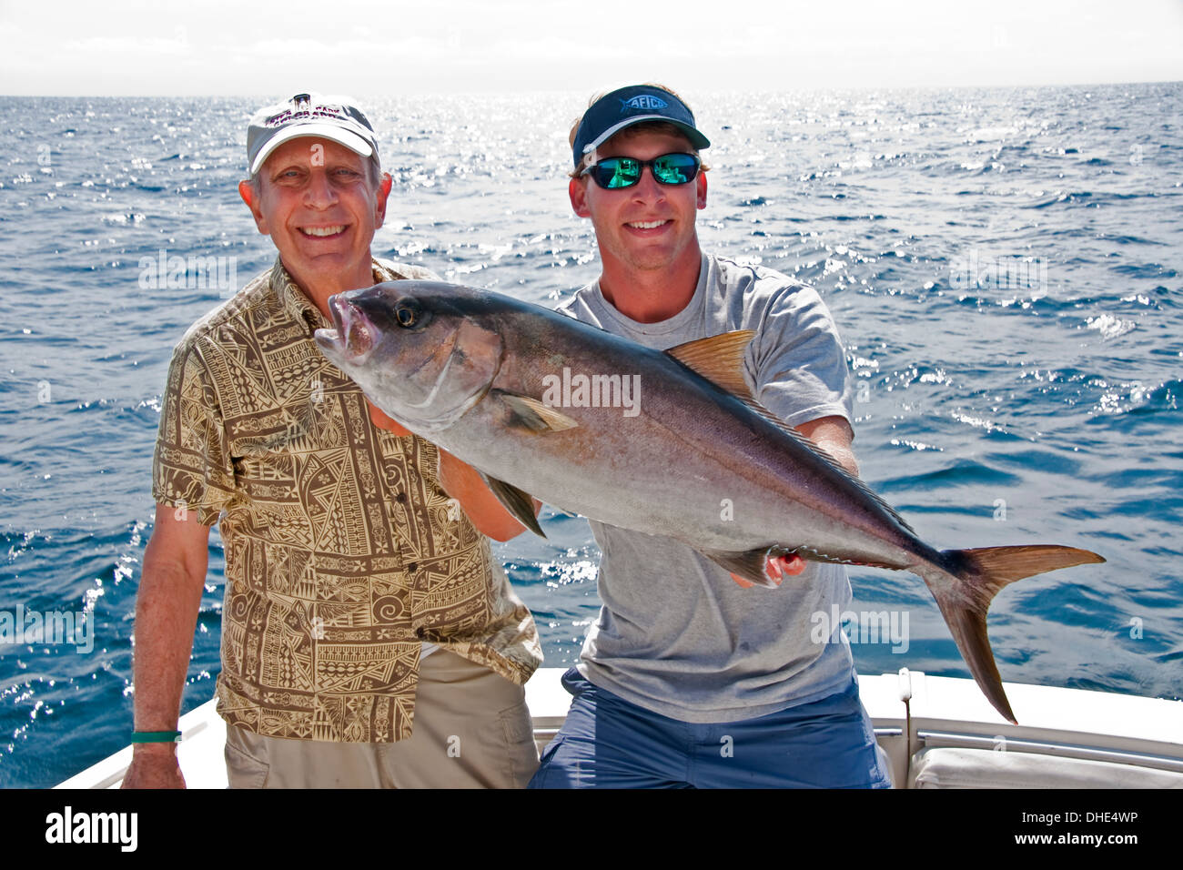 Alabama Gulf Coast charter à la pêche. Banque D'Images