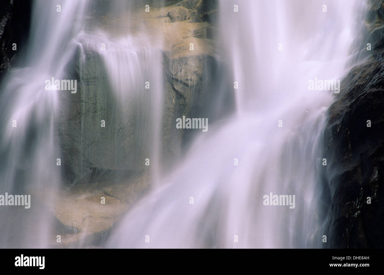 Shannon Falls, Shannon Falls Provincial Park, British Columbia, Canada Banque D'Images