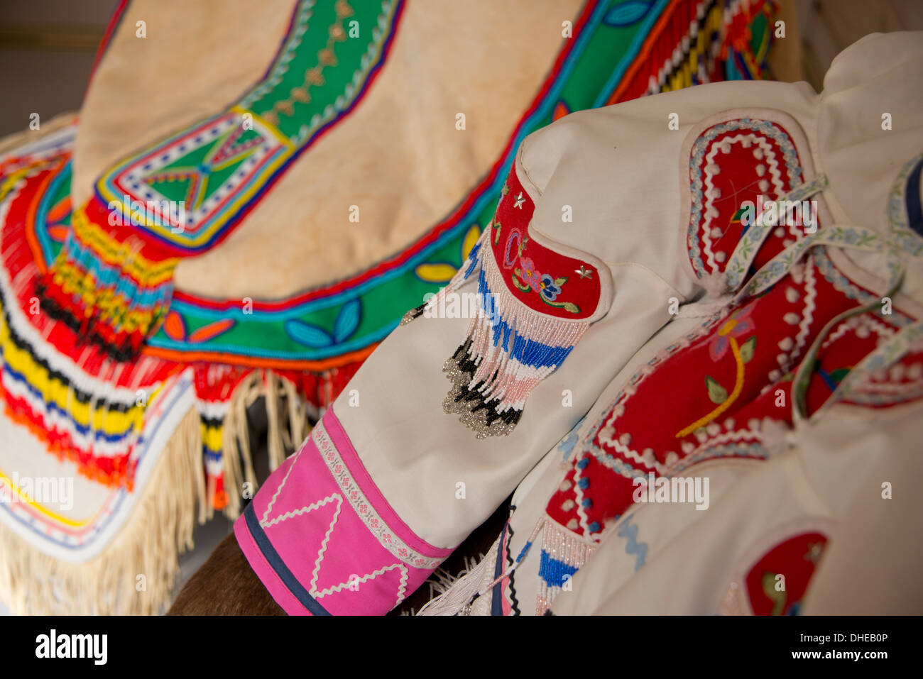 Au Canada, le Nunavut, rive ouest de la Baie d'Hudson, Région de Kivalliq, Arviat. Margaret Aniksak Visitors Center. Banque D'Images