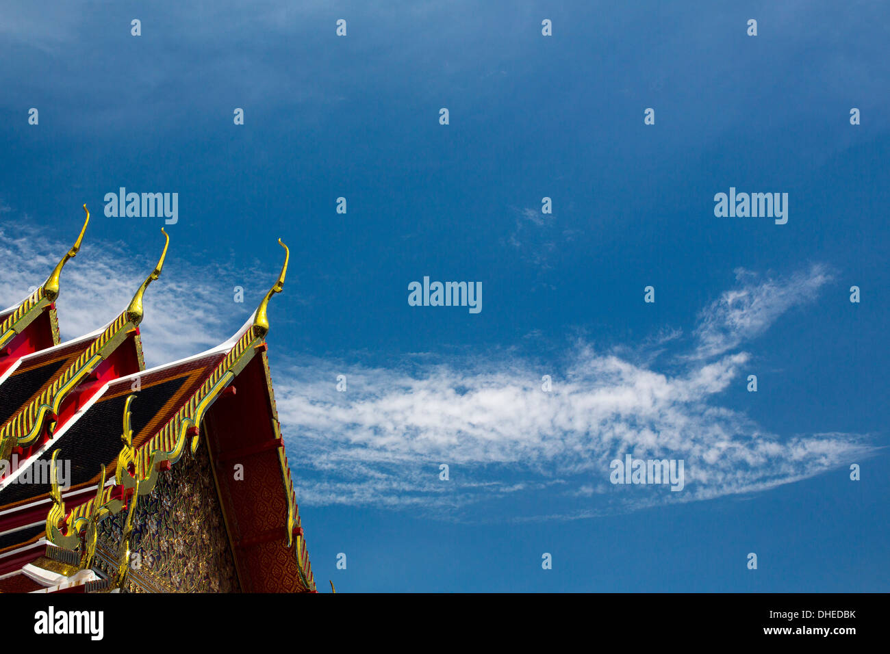 Wat Pho (Wat Phra Chetuphon) (Temple du Bouddha couché), Bangkok, Thaïlande, Asie du Sud-Est, Asie Banque D'Images