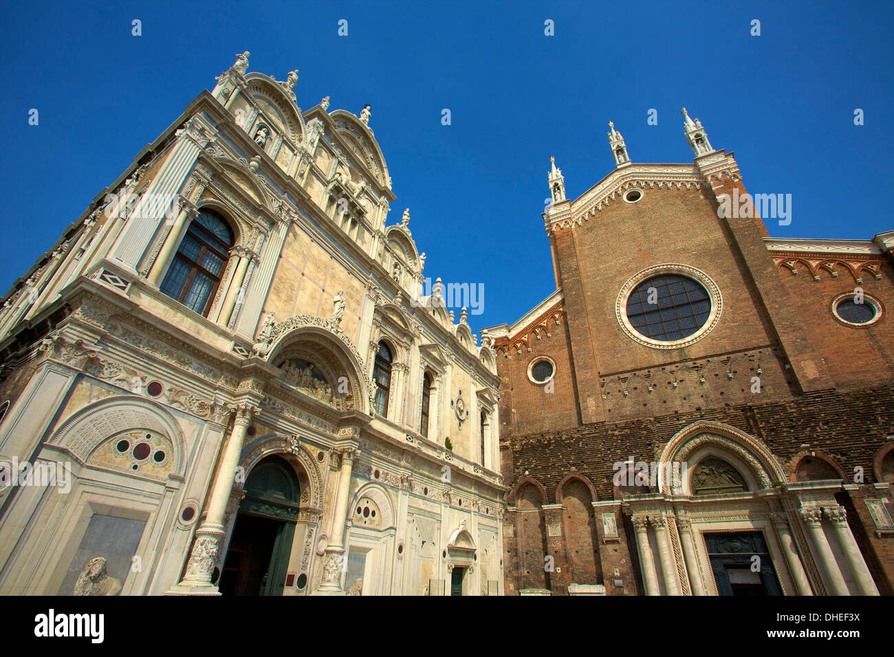 La Scuola di San Marco et Santi Giovanni e Paolo, Venise, UNESCO World Heritage Site, Vénétie, Italie, Europe Banque D'Images