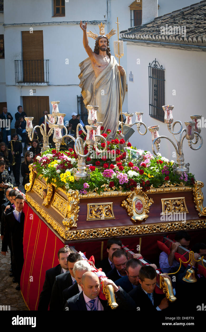 Procession de Pâques, Ronda, Province de Cadix, Andalousie, Espagne, Europe Banque D'Images