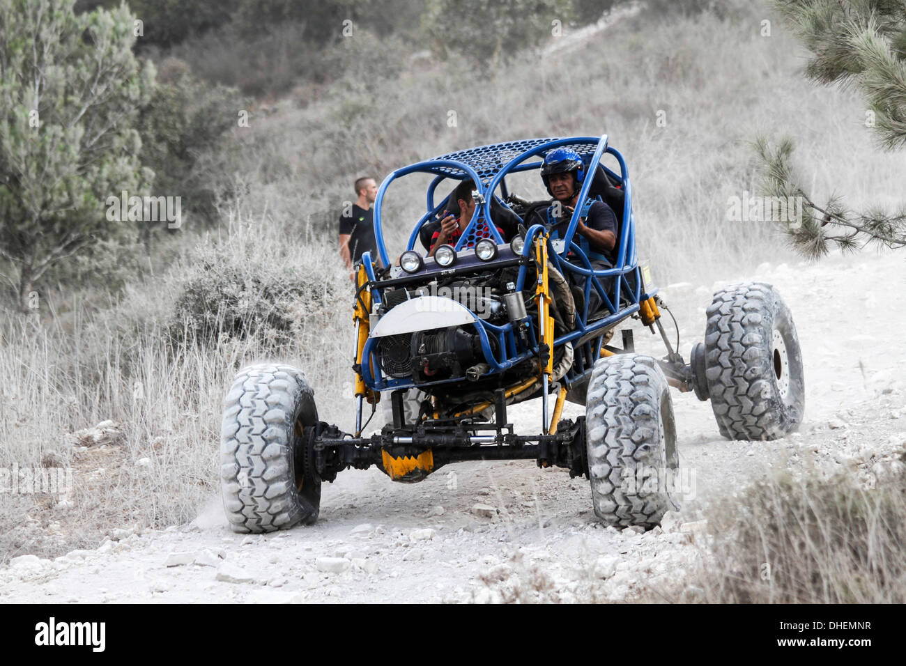 Cross country rally. Un événement racing buggy. Photographié en Israël Banque D'Images