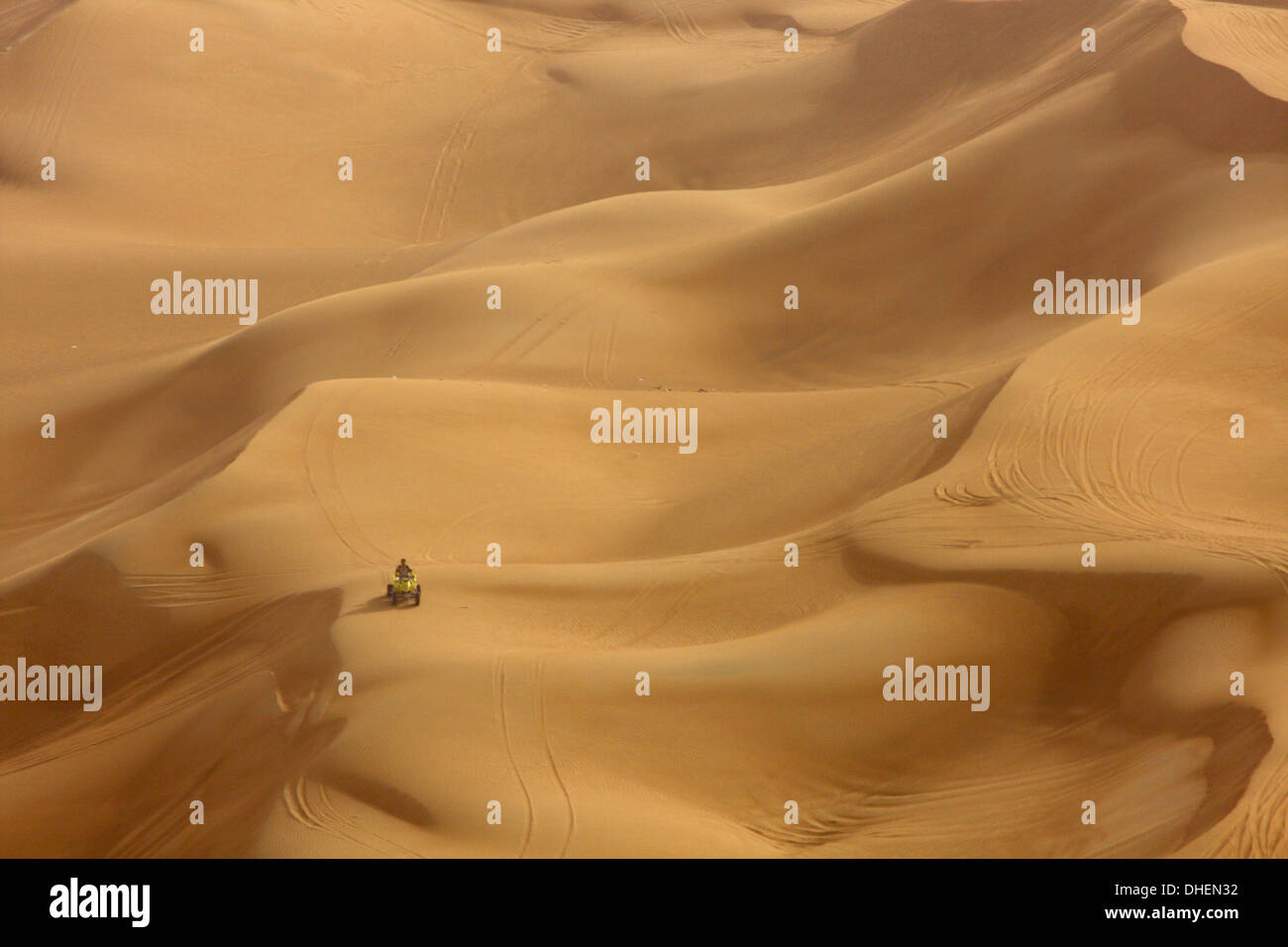 Safari dans le désert, Dubaï, Émirats arabes unis, Moyen Orient Banque D'Images