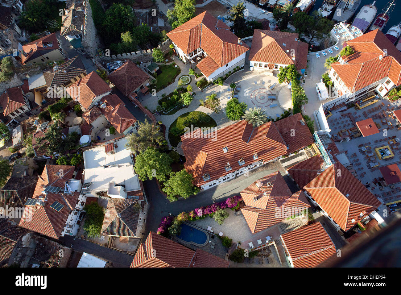 Le Kaleici, le quartier historique d'Antalya, Turquie Banque D'Images