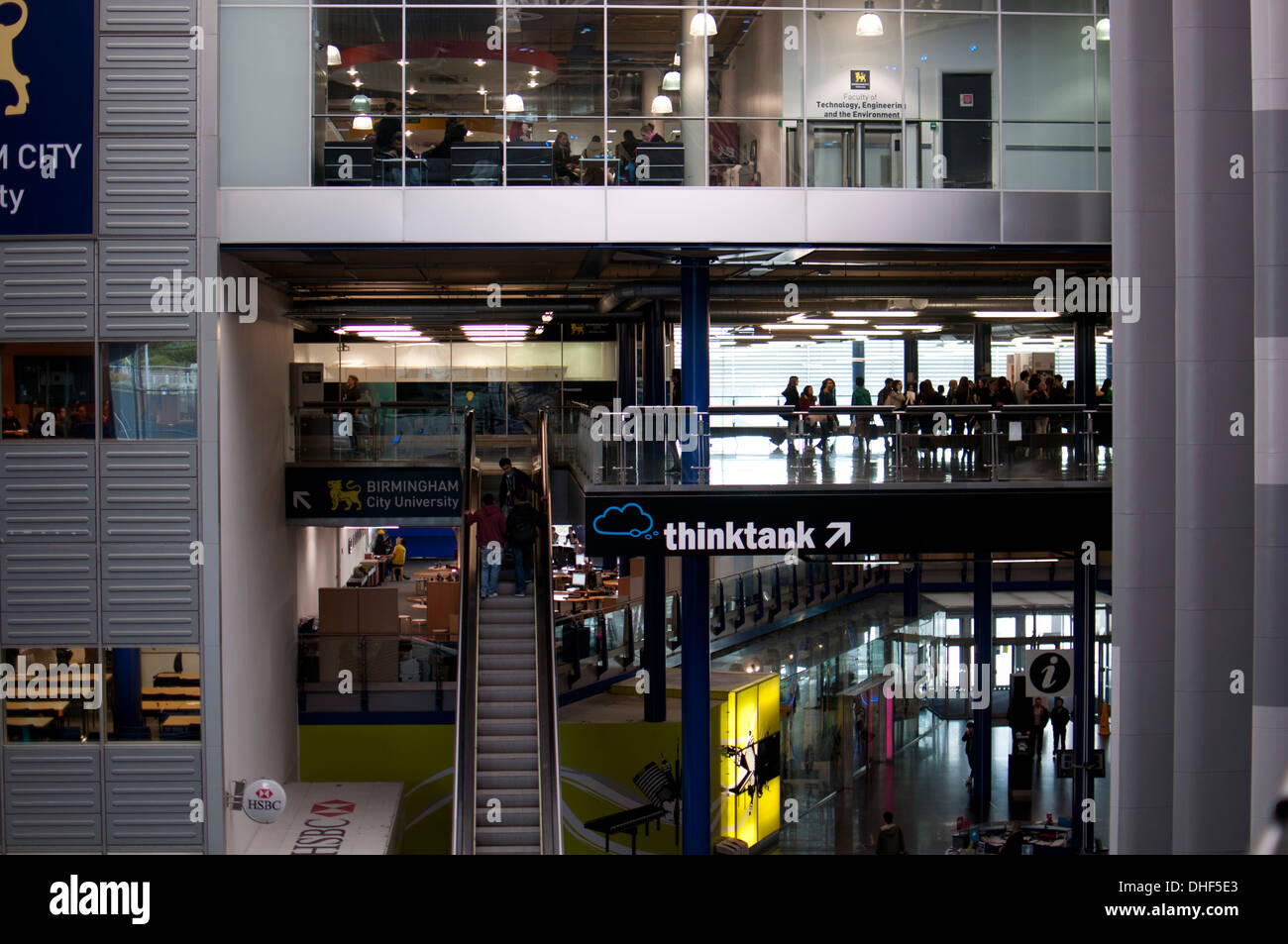 Millennium Point intérieur, Birmingham, UK Banque D'Images