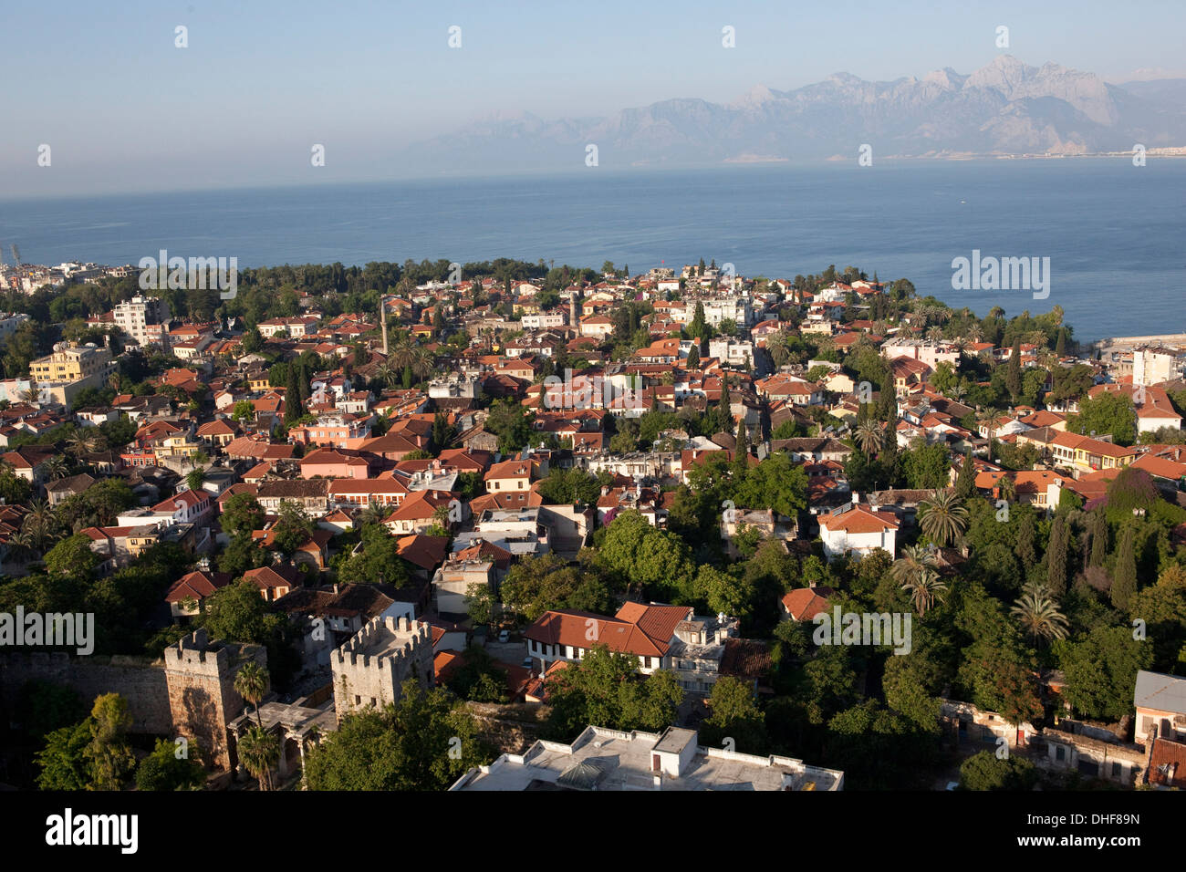 Le Kaleici, le quartier historique d'Antalya, Turquie Banque D'Images