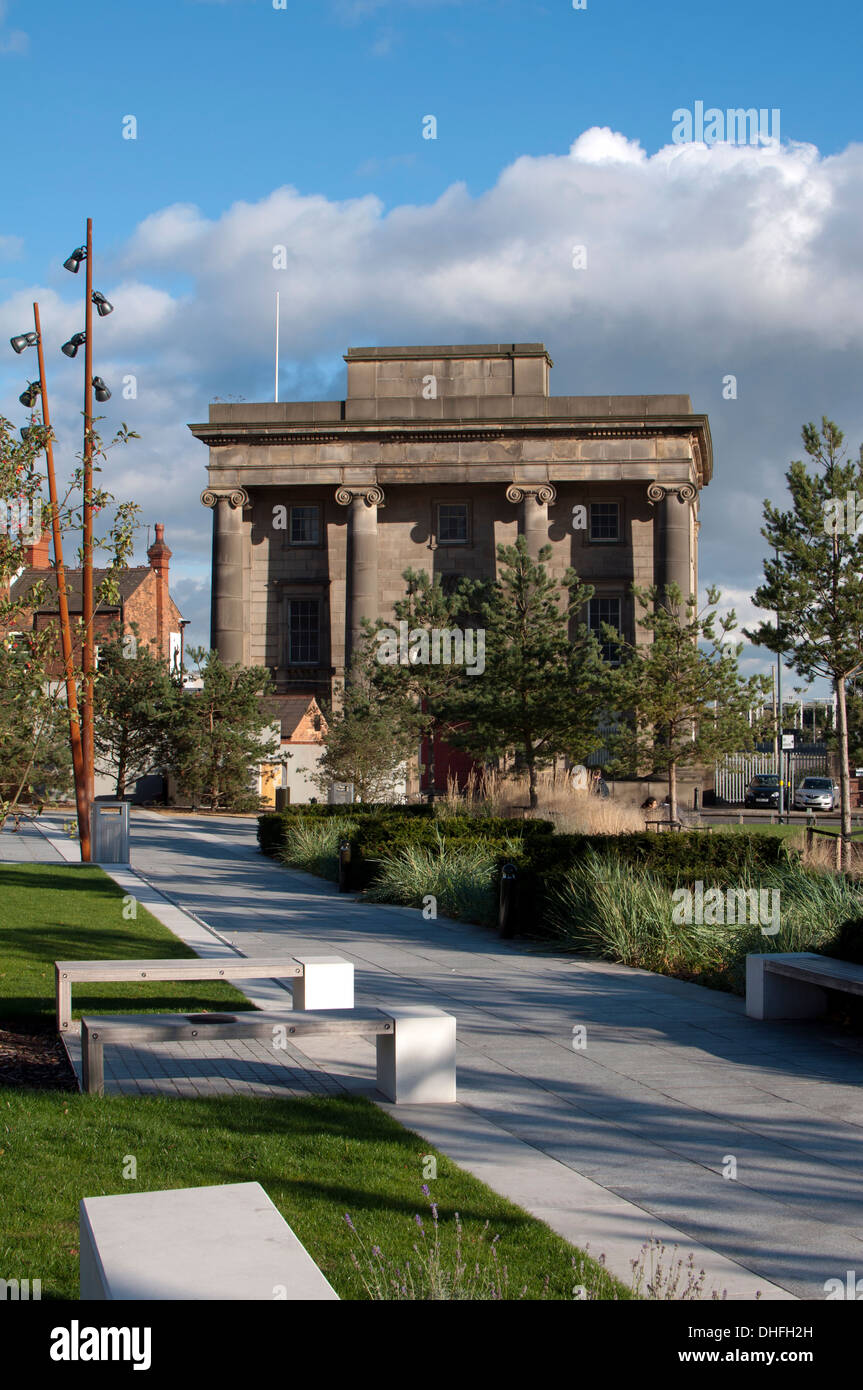 Curzon Street station d'Eastside City Park, Birmingham, UK Banque D'Images