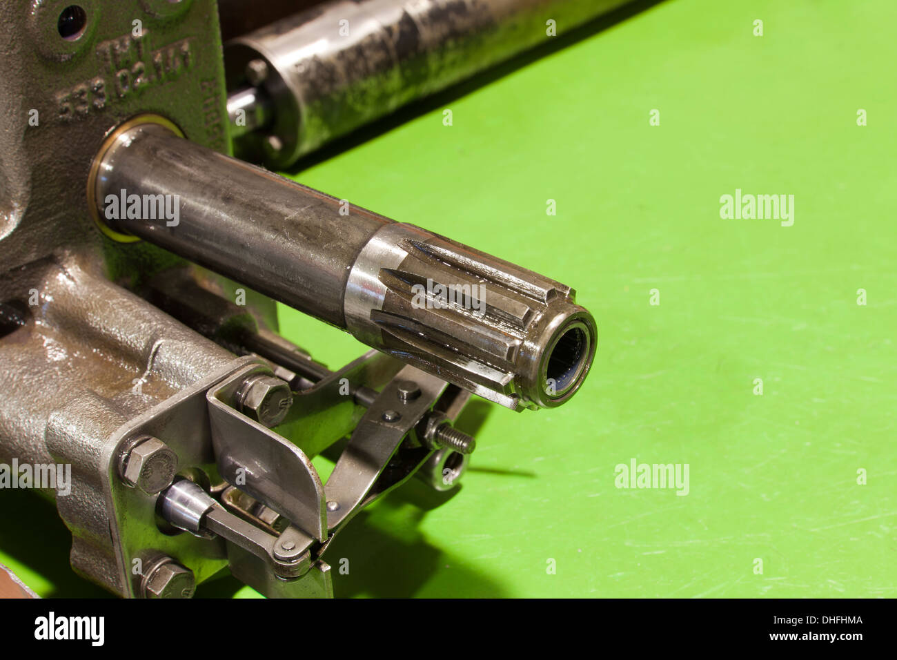 Pièces détachées de machines hydrauliques pour Banque D'Images