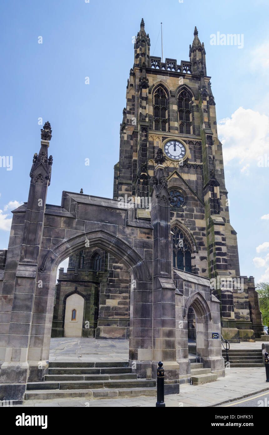 L'église St Mary, Stockport, Greater Manchester, Angleterre Banque D'Images