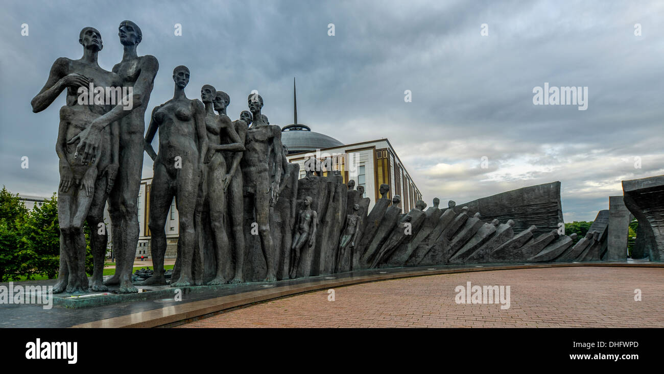 Holocaust Memorial, au Parc de la Victoire, Moscou, Russie. Banque D'Images