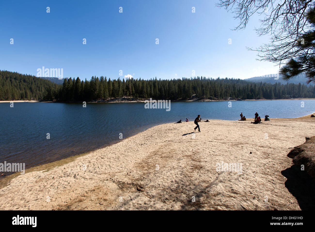 Lac Hume, Sequoia National Forest, Californie, USA. Banque D'Images