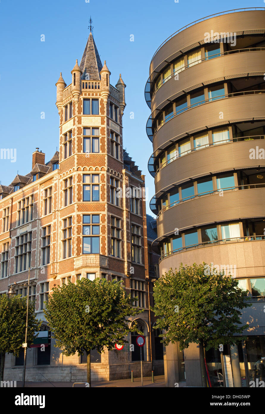 Anvers - moderne et l'architecture typique de Waterfront Banque D'Images