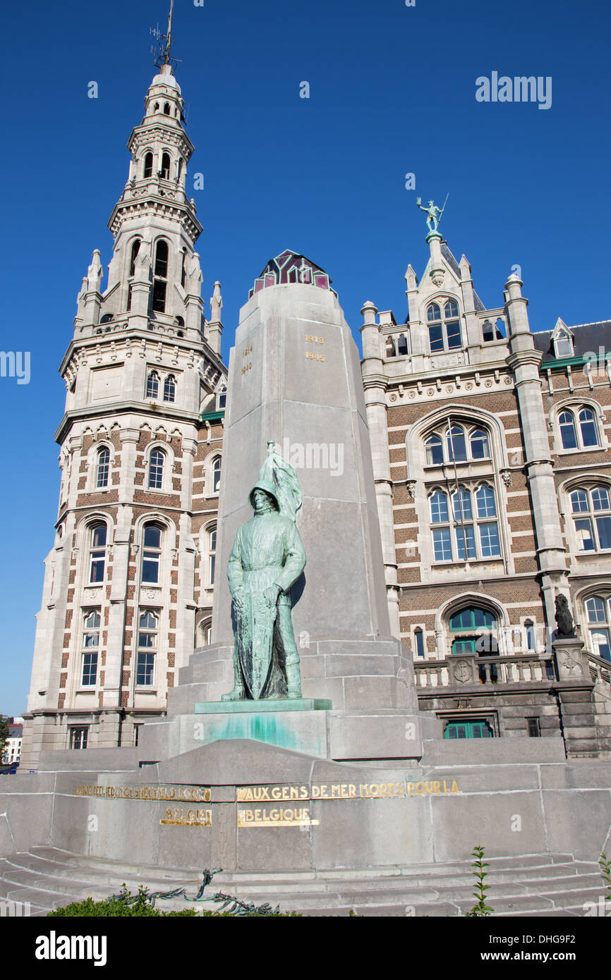 Anvers - le mémorial des victimes de la seconde guerre mondiale Banque D'Images