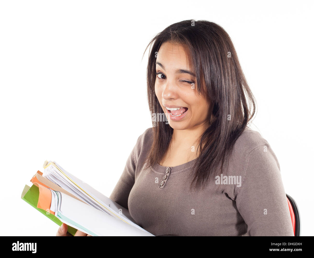 Les fichiers qui porte secrétaire Banque D'Images