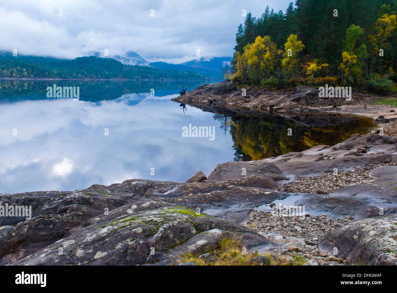 L'automne à Glen Affric, Inverness Shire, Ecosse Banque D'Images