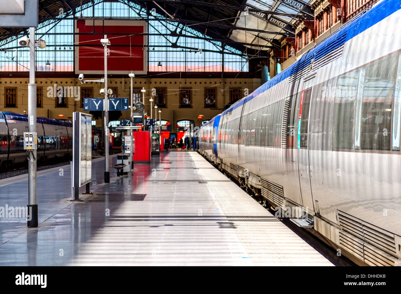 La gare Saint Charles Banque D'Images