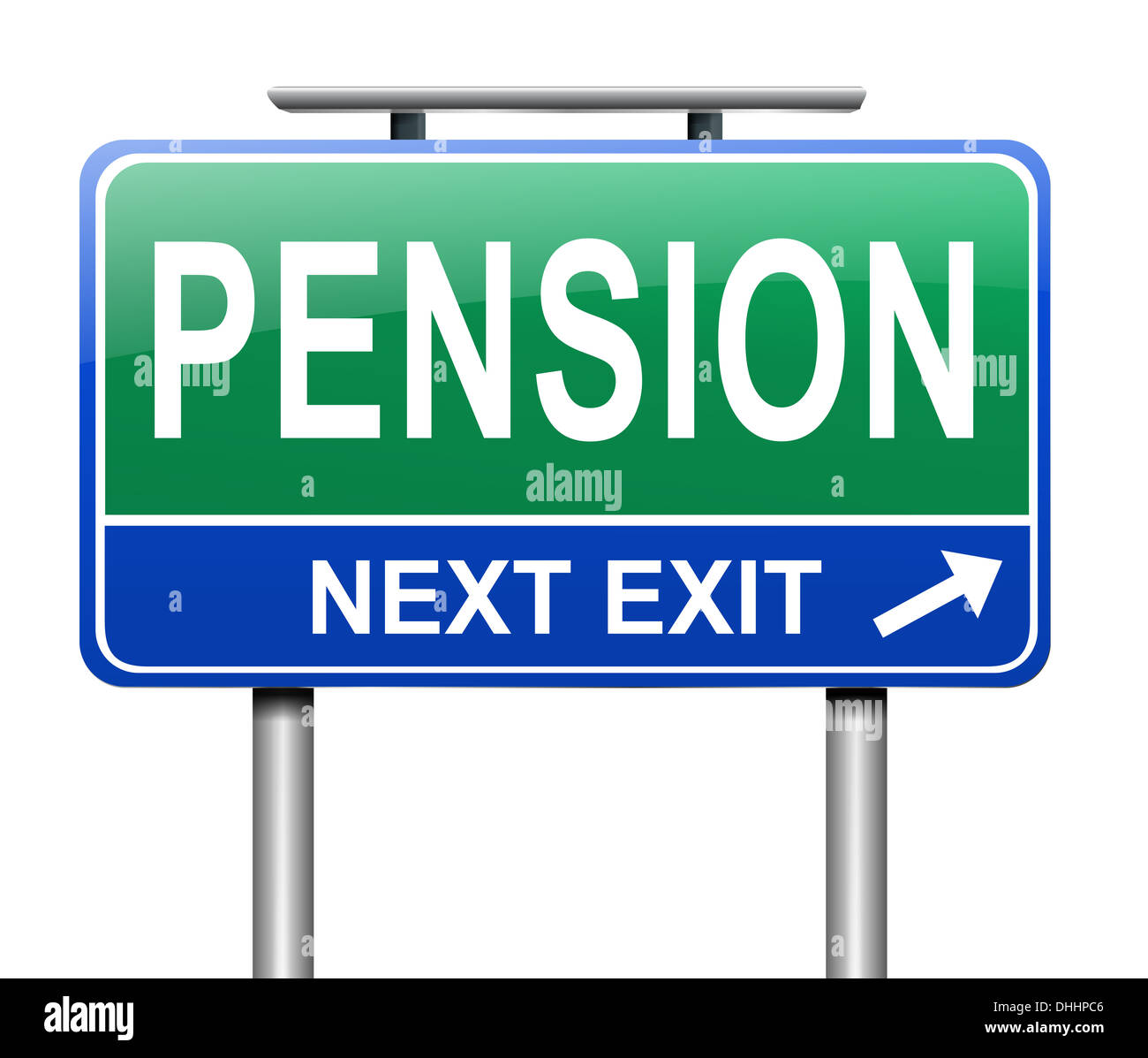 Concept de pension. Banque D'Images