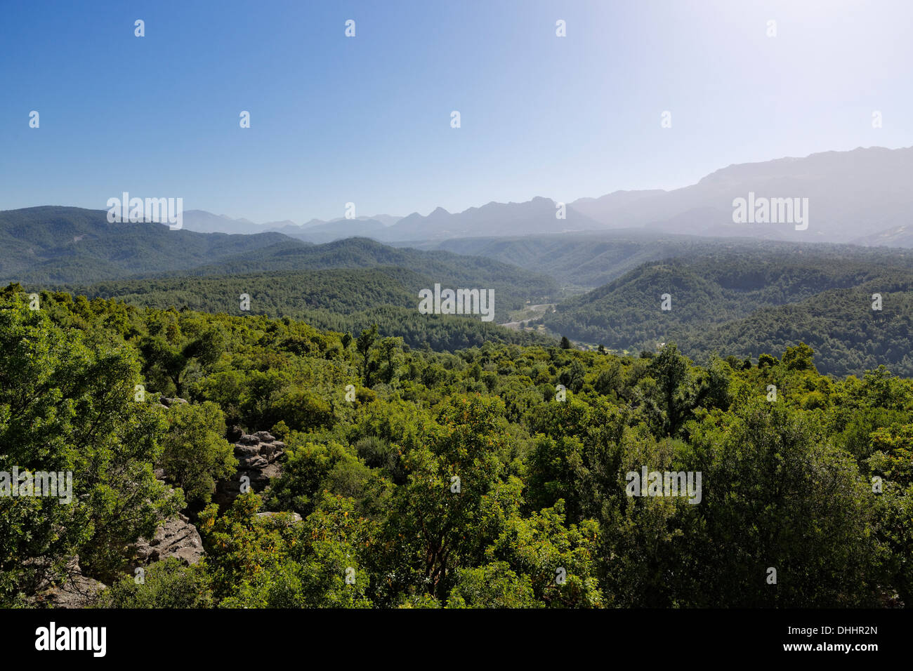 Paysage dans les montagnes du Taurus, Köprülü Canyon National Park, Antalya Province, Turkey Banque D'Images
