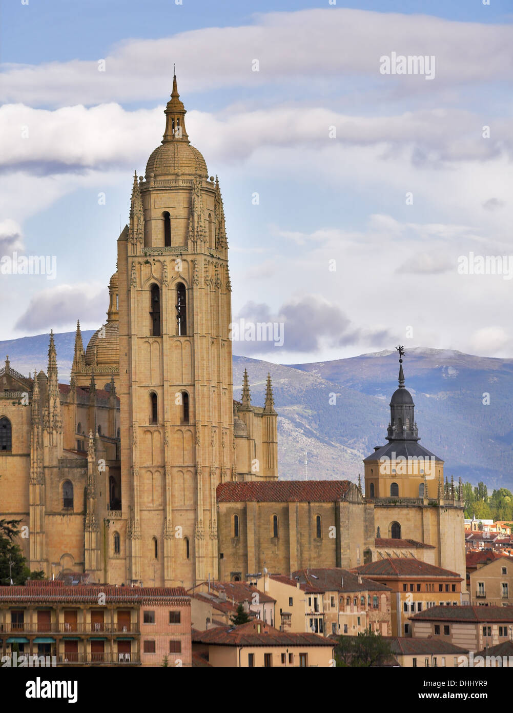 Cathédrale de Ségovie Banque D'Images