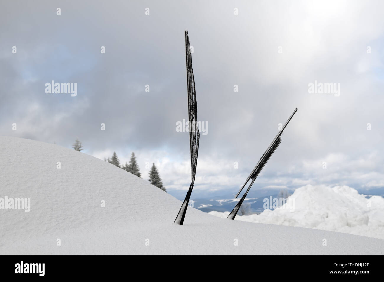 Essuie-neige Banque D'Images Essuie-neige Banque D'Images