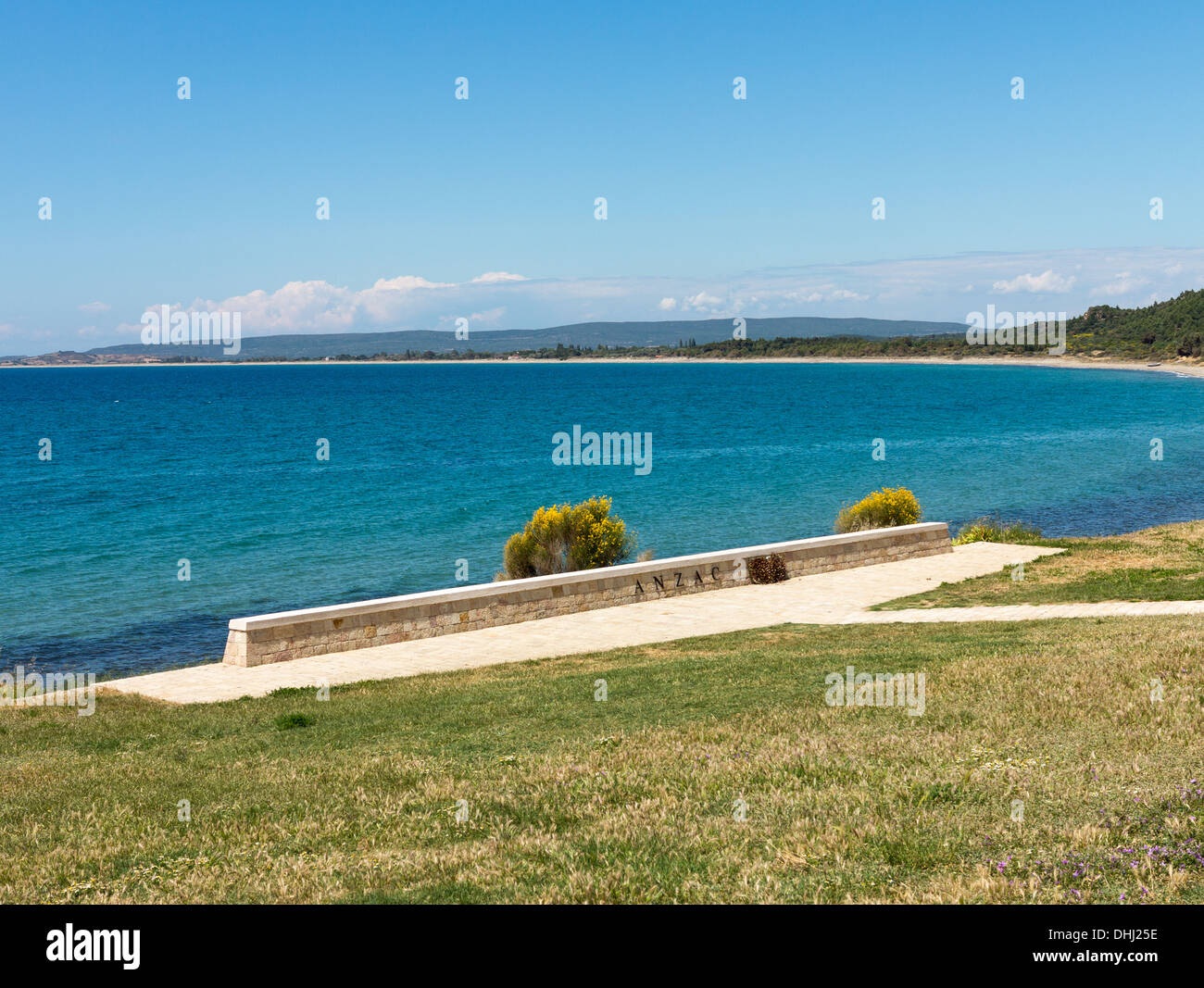 Memorial à Anzac Cove à Gallipoli, en Turquie où les troupes alliées ont combattu dans la seconde guerre mondiale 1 Banque D'Images