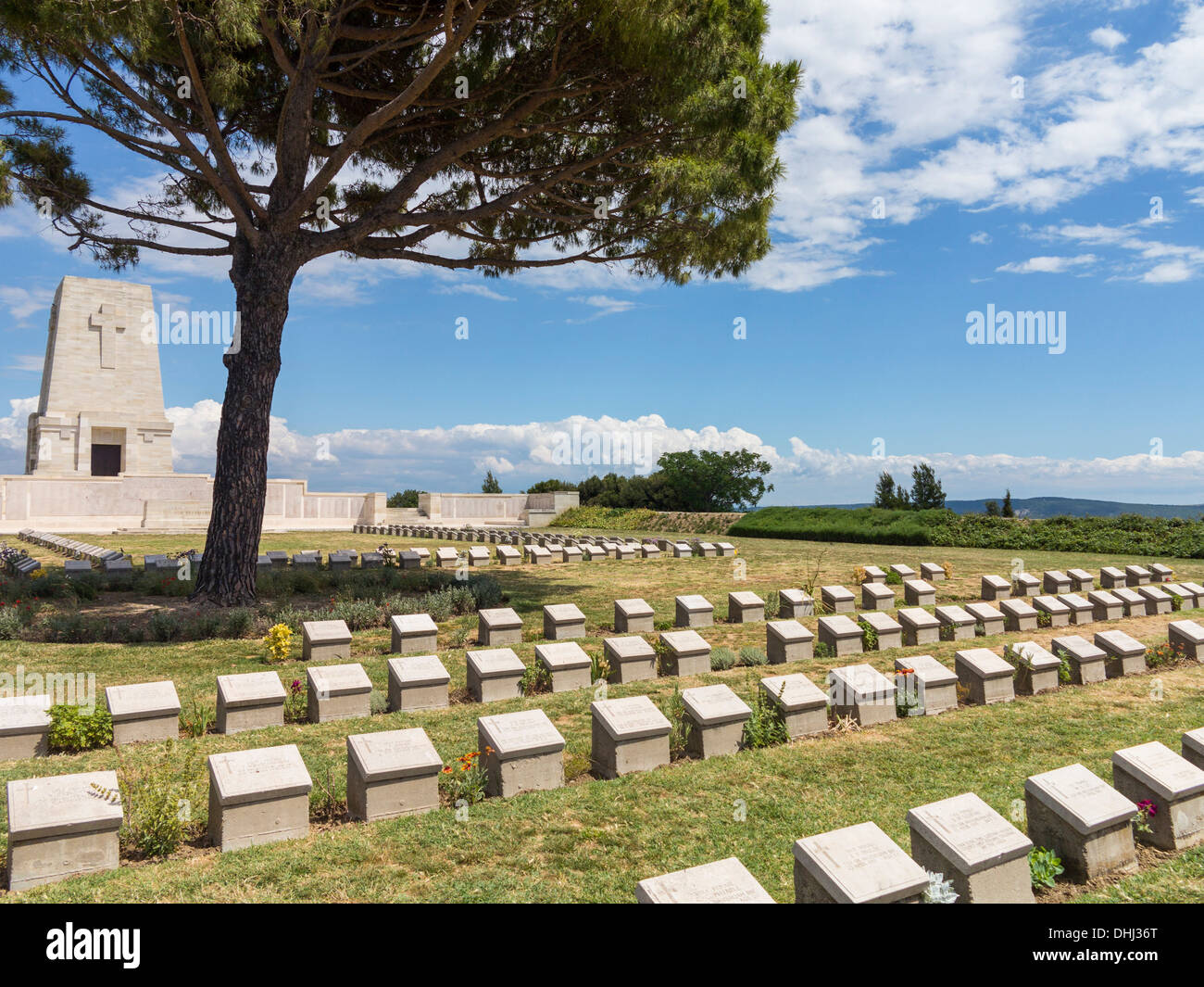 Cimetière de Lone Pine, WW1 Campagne de Gallipoli, en Turquie Banque D'Images