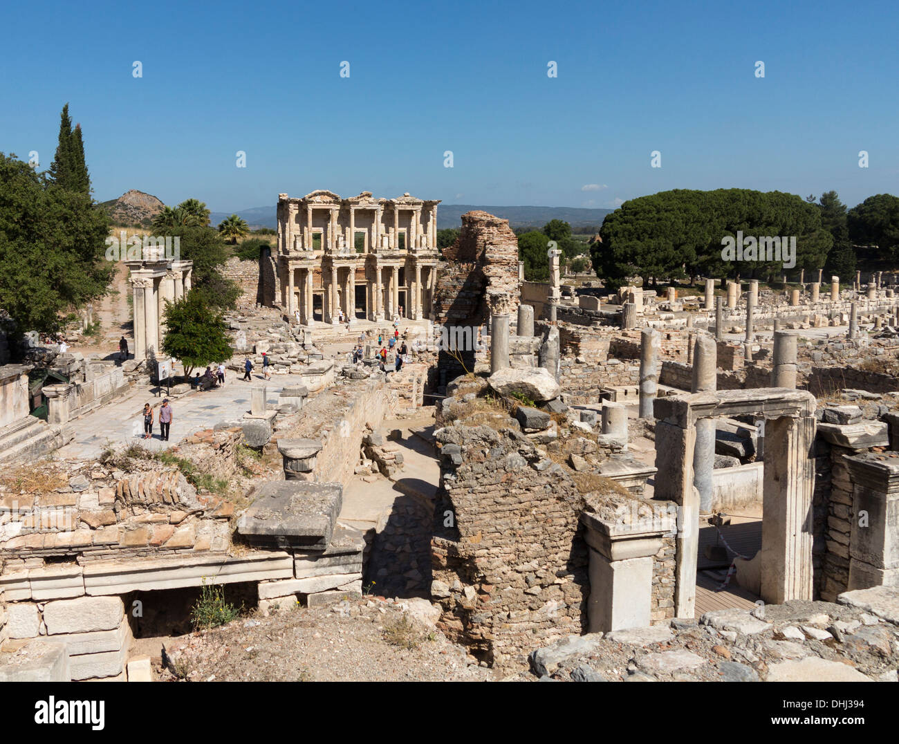 Éphèse, Turquie - vieille ville en Grèce ancienne Banque D'Images