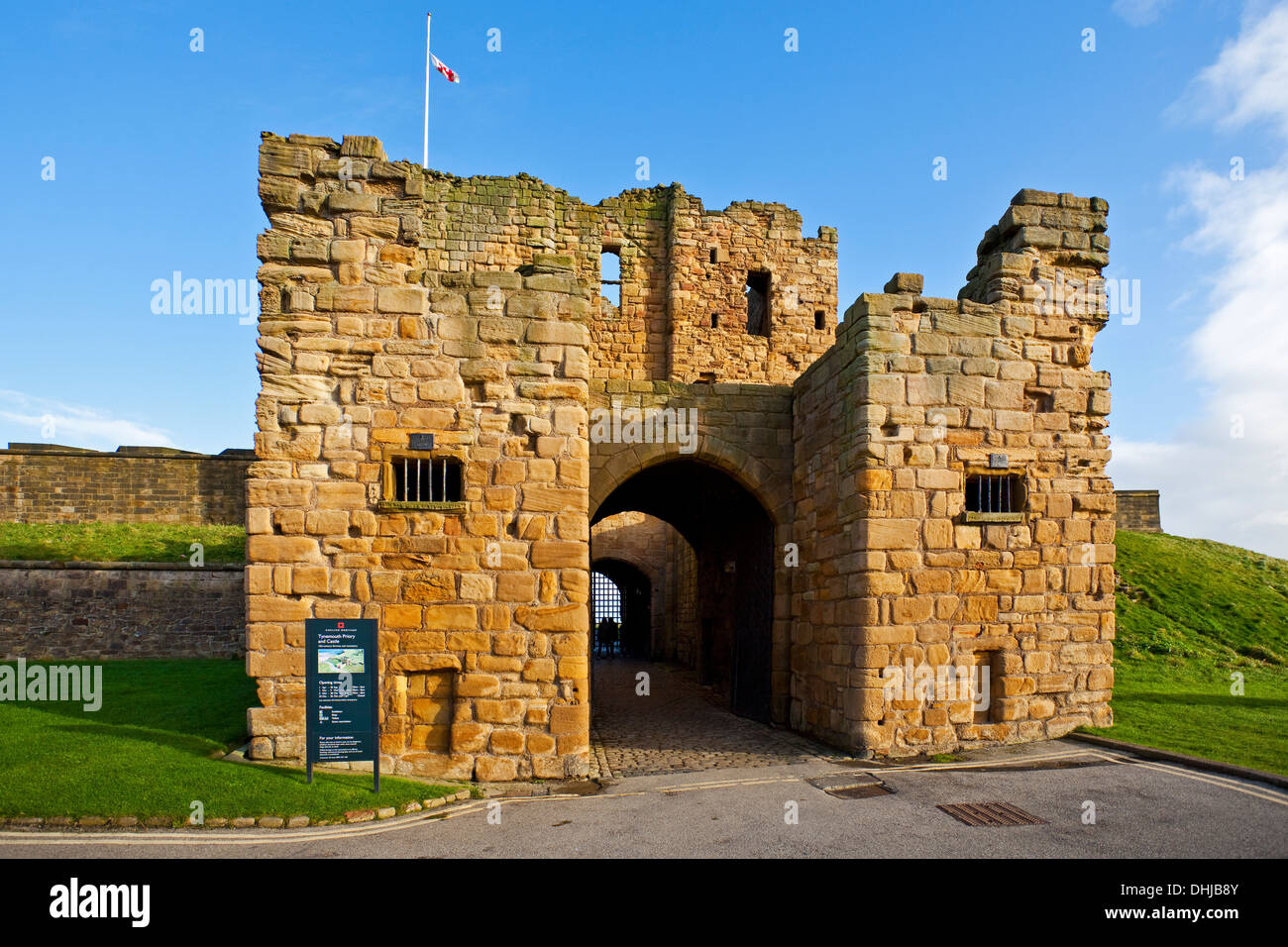 Tynemouth Castle Tyneside, UK Banque D'Images