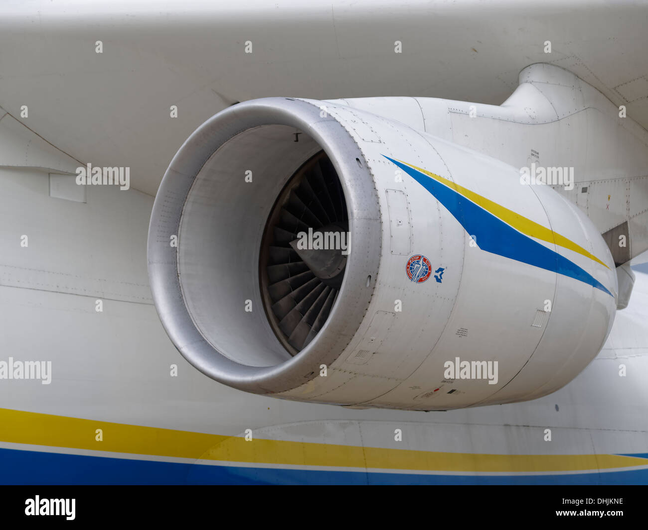 Ivtchenko Progrès D-18T turboréacteur sur l'Antonov An-225 Mriya lors ...