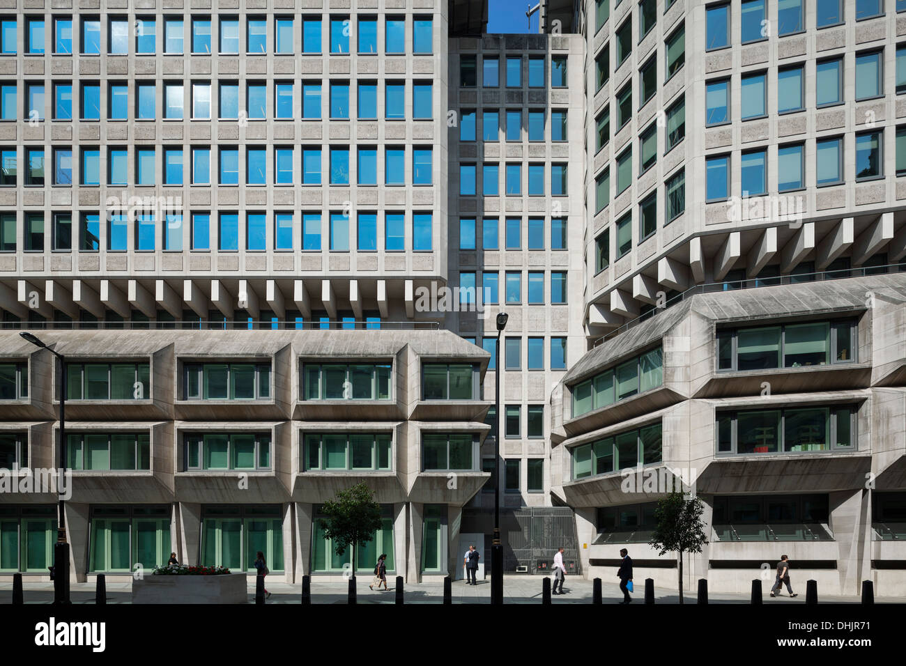 Ministère de la Justice, 102 la Petite France, Londres, Royaume-Uni. Architecte : Aukett Fitzroy Robinson, 1976. Banque D'Images
