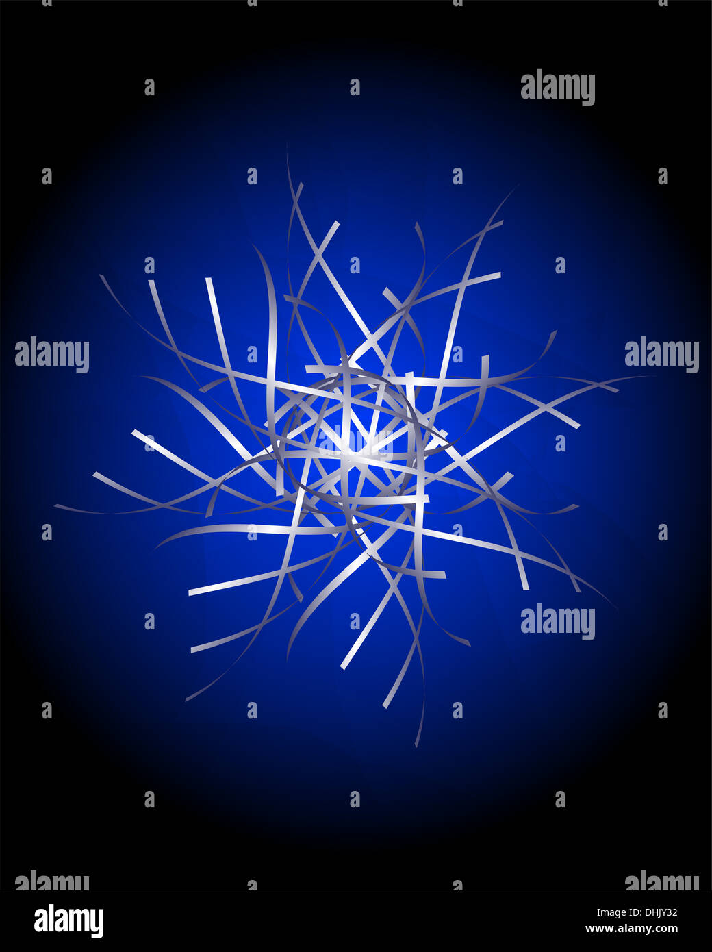 L'or bleu fond invitation de luxe Banque D'Images