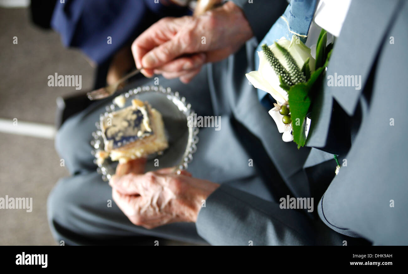 Célébrer 60 ans ensemble Banque D'Images