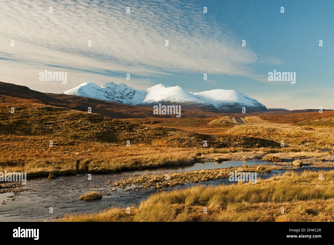 Un Teallach en automne Banque D'Images