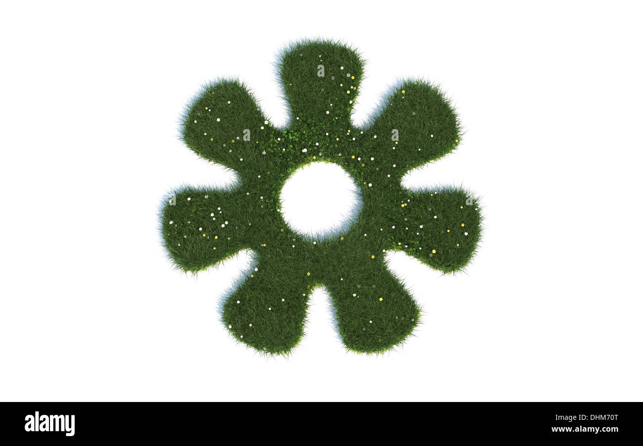 Blume : Serie Symbole aus réaliste. Gras Banque D'Images