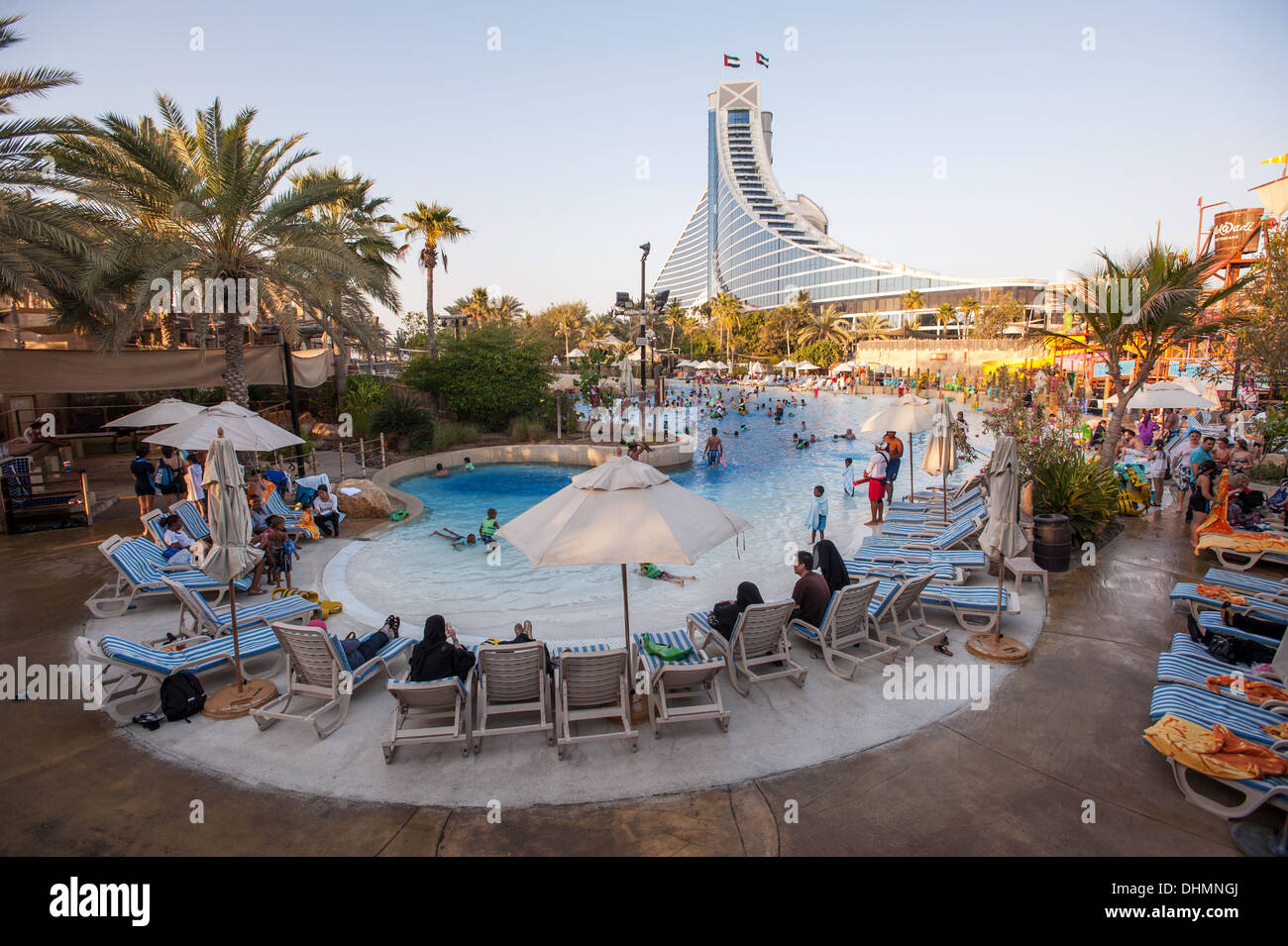 Parc Aquatique Wild Wadi. Dubaï. Banque D'Images