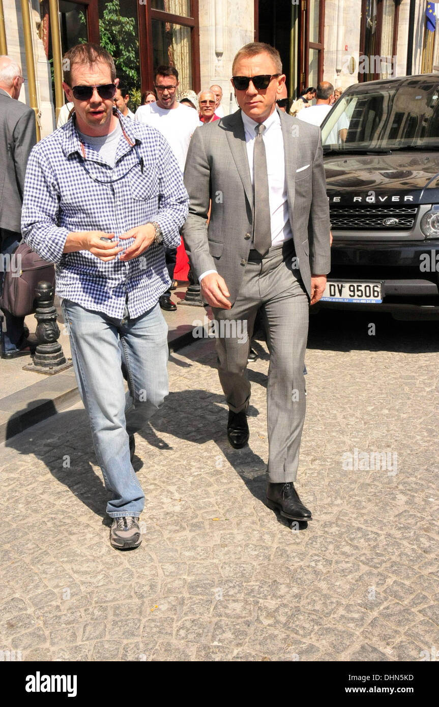 Daniel Craig tournage des scènes du dernier James Bond 007 film 'Skyfall' à  Istanbul Istanbul, Turquie - 06.05.12 Photo Stock - Alamy