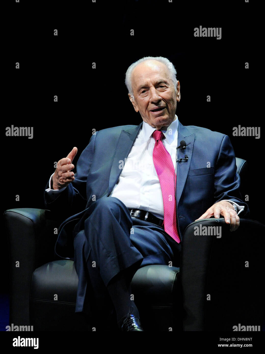 Shimon Peres, président d'Israël d'une soirée avec le président israélien Shimon Peres, organisé par la Fédération UJA du Grand Toronto au Sony Centre for the Performing Arts de Toronto, Canada - 09.05.12 Banque D'Images