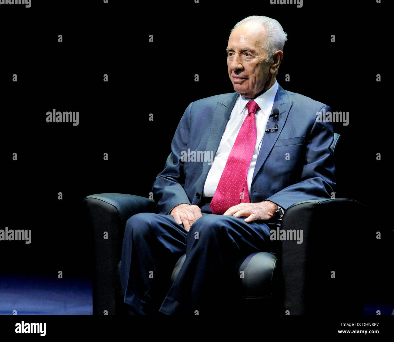 Shimon Peres, président d'Israël d'une soirée avec le président israélien Shimon Peres, organisé par la Fédération UJA du Grand Toronto au Sony Centre for the Performing Arts de Toronto, Canada - 09.05.12 Banque D'Images