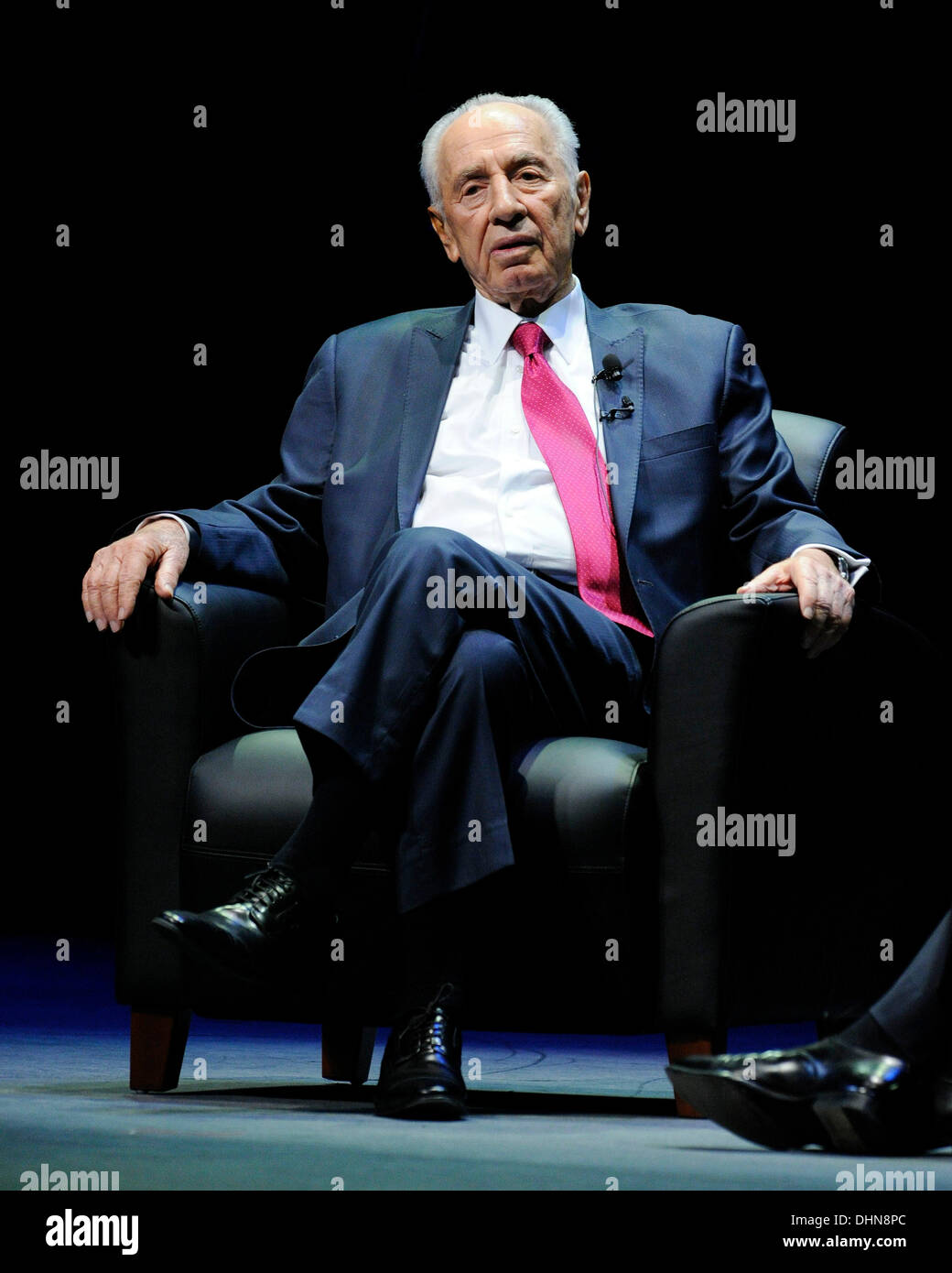 Shimon Peres, président d'Israël d'une soirée avec le président israélien Shimon Peres, organisé par la Fédération UJA du Grand Toronto au Sony Centre for the Performing Arts de Toronto, Canada - 09.05.12 Banque D'Images