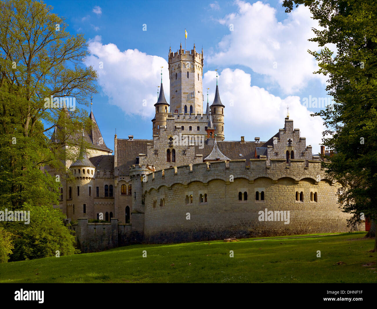 Château de Marienburg, Région de Hannovre, BasseSaxe, Allemagne Banque