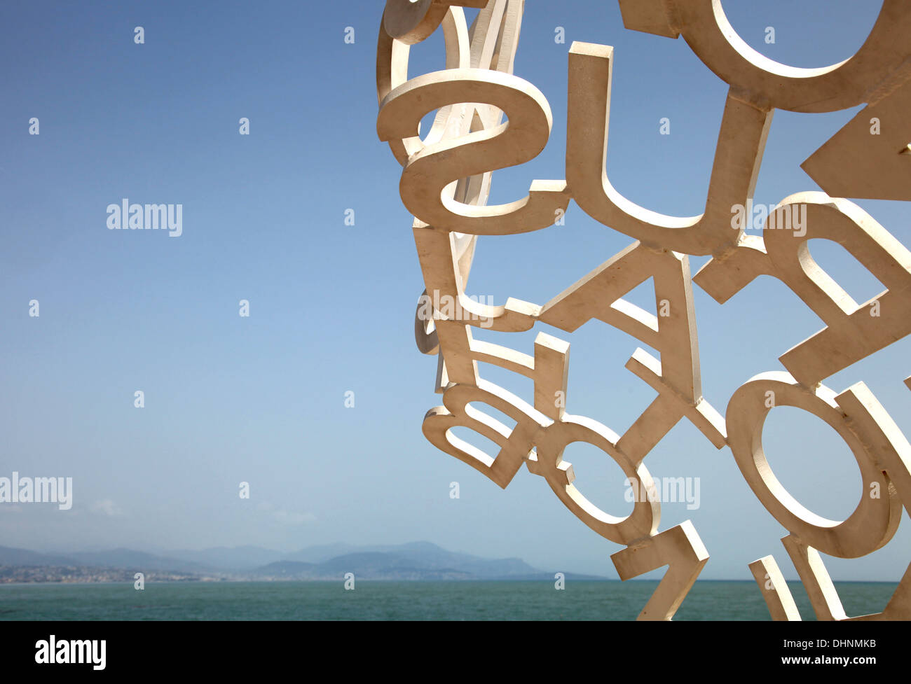 Nomade par Jaume Plensa Banque D'Images