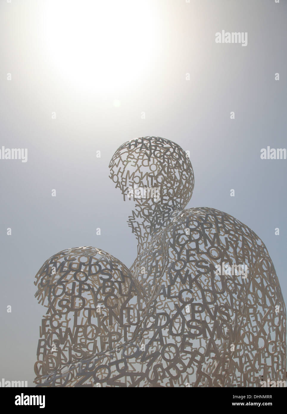 Nomade par Jaume Plensa Banque D'Images