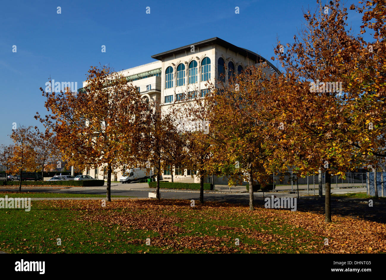 L'Europe centrale Hongrie Budapest le Théâtre National Hongrois Banque D'Images