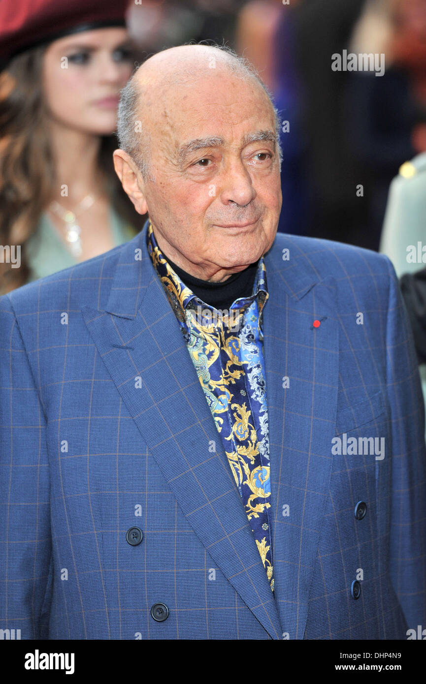 Mohamed Al Fayed 'le dictateur' première mondiale s'est tenue au Royal Festival Hall - Arrivées. Londres, Angleterre - 10.05.12 Banque D'Images